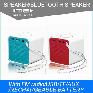 Portable USB Chargeur Basse Carré Radio Fm Sans Fil Cube Home Cinéma Haut-Parleur Système - Product Image 5