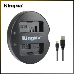 Kingma BM015-LPE5 LP-E5 micro USB cargador de doble canal para Canon EOS 500D/450D/Kiss X3/Kiss F /Rebel xsi/Rebel T1i/1000D