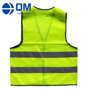 Chaleco reflectante amarillo y verde para correr - Product Image 2