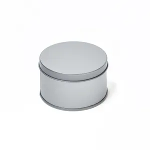 Wholesale Small Round Techno Tins - Clear Window - Small Tin Boxes