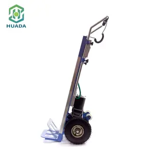 Electric folding stair climbing trolley hand truck stair climbing machine