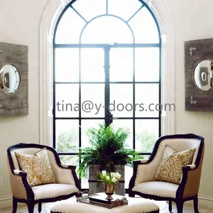 Portes <span class=keywords><strong>d</strong></span>'<span class=keywords><strong>entrée</strong></span> françaises <span class=keywords><strong>en</strong></span> <span class=keywords><strong>fer</strong></span> forgé avec vitrage pour l'intérieur - Product Image 1