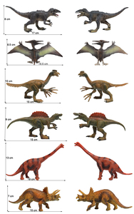 Hot 7 ''Solid 12 Sortes Figure Jouets De <span class=keywords><strong>Dinosaure</strong></span> En Plastique En Gros - Product Image 6