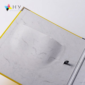 A4 documento tela <span class=keywords><strong>carpeta</strong></span> cuero 2 anillo <span class=keywords><strong>carpeta</strong></span> de archivos para Oro de estampación en caliente - Product Image 4