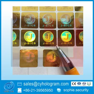 Echt Product true kleur 3D hologram sticker