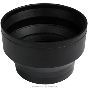 49 Mm, 52 Mm, 55 Mm, 58 Mm, 62 Mm, 67 Mm, 72 Mm, 77 Mm Cao Su 3 In1 Ráp Lens Hood Cho Máy Ảnh Kỹ Thuật Số