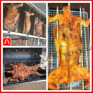 Nuovo Girarrosto Commerciale in Acciaio Inox ad Alta Efficienza per Agnello e Maiale, Griglia BBQ a Carbone - Product Image 4