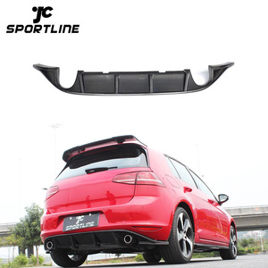 Lame de pare-choc arrière en Fiber de carbone, accessoire pour voiture, pour VW <span class=keywords><strong>GOLF</strong></span> <span class=keywords><strong>7</strong></span> MK7 <span class=keywords><strong>GTI</strong></span> - Product Image 1