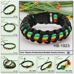 Jamaica reggae pulsera, Rasta pulsera rasta - Product Image 1