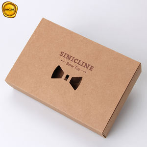 Sinicline Rot Herren Bowtie Verpackung Made Geschenk Custom verpackung bogen krawatte <span class=keywords><strong>box</strong></span> - Product Image 3
