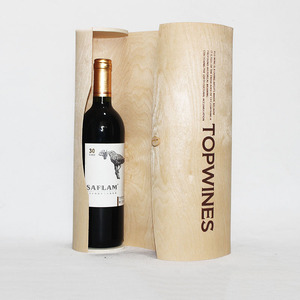 Embalaje de cuero suave de nuevo estilo, caja de embalaje de regalo de vino de madera barata - Product Image 4