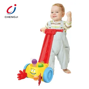 Hoge Kwaliteit Muziek Plastic Trolley Walker Speelgoed Grappige Baby Push Walker