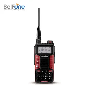 Doble banda VHF 136-174MHz y UHF 400-470MHz 500mW IP54 impermeable analógico walkie talkie