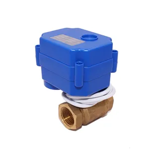 ขนาดเล็ก CWX-15Q/N 1/2 "ทองเหลืองมินิมอเตอร์บอลวาล์วสำหรับ Ir-วาล์วอุ่น HVAC และบริการดับเพลิงเที่ยวบิน