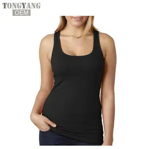 Tongyang yaz seksi Slim fit t-shirt moda bayan Tank Top katı rahat pamuk kolsuz kaşkorse üstleri kadın yelek