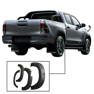 Arcs des roues évasées pour hilux re vo 2015 — 2018, <span class=keywords><strong>accessoires</strong></span> de voiture de type abs pour 4x4, 4 pièces - Product Image 6