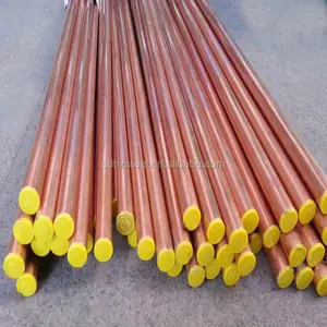 40mm 19mm dia medical gas square inner grooved copper tubes