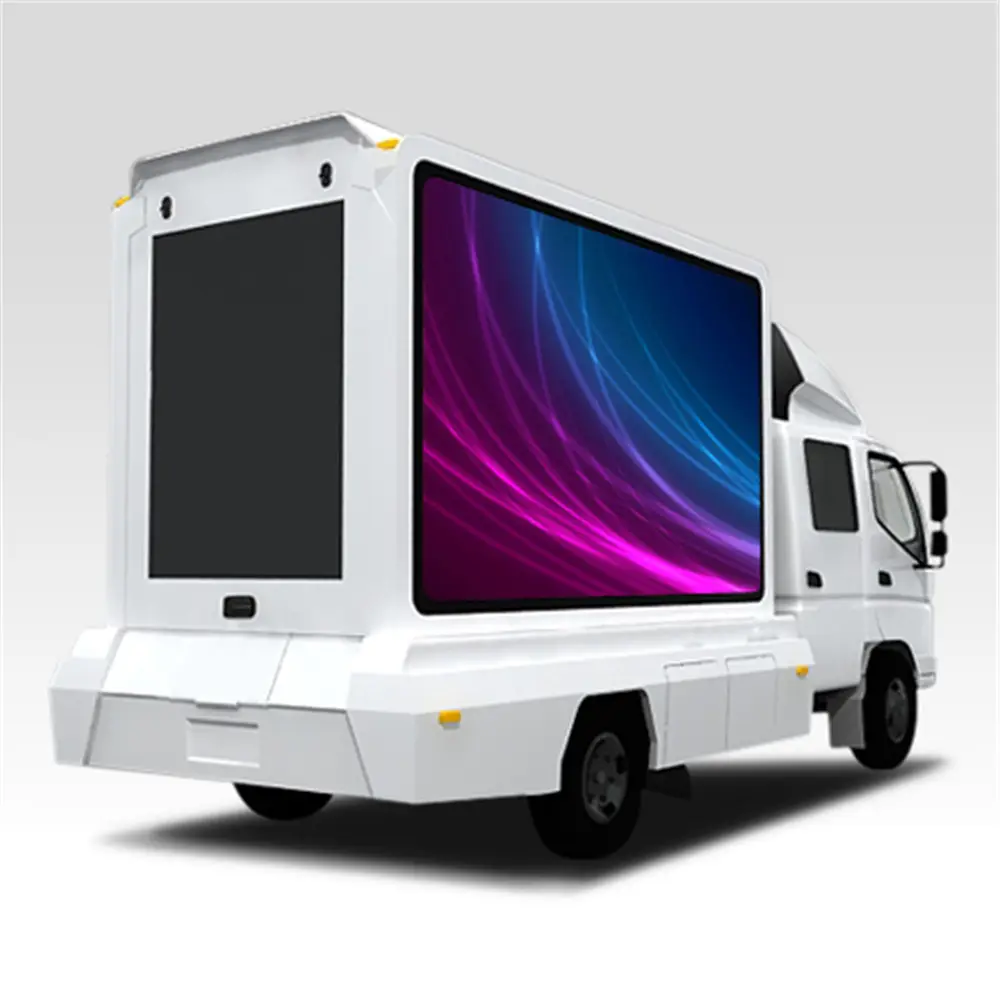 Mobile advertising billboard trailer full colour video led display P6 outdoor