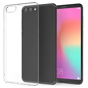 Ultra Thin TPU ג 'ל חזרה טלפון כיסוי מקרה עבור Huawei Honor תצוגת 10