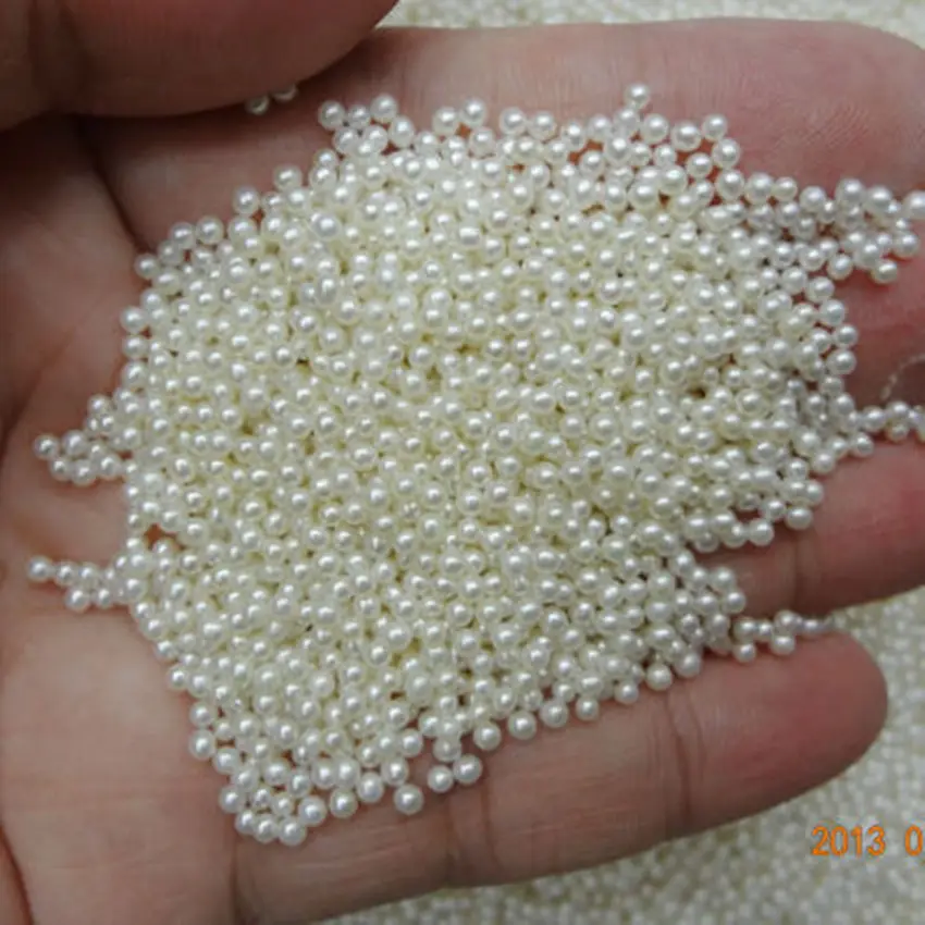 Perles en vrac, ronde, pour culture d'eau douce, en eau douce, véritable naturel, très petites, en vrac, 1-1.5mm, livraison gratuite
