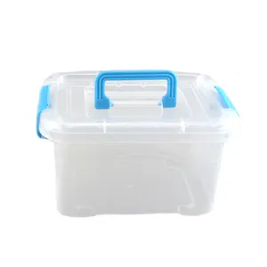 ZF196 थोक उत्पादों पारदर्शी छोटे, मध्यम, बड़े प्लास्टिक बॉक्स कीचड़ बनाने किट बच्चों के लिए