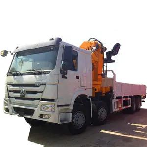 Chine howo 8x4 boom se pliant 35 tonnes camion grue