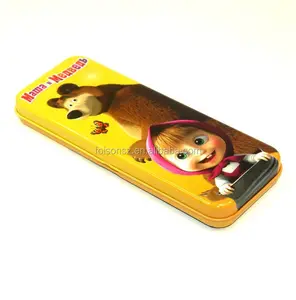 Customized Student Tin Pen Box Various Kinds Of Pencil Tin Case For Kids