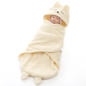 ทารกแรกเกิด Swaddle ชุด Sleepsacks Soft การออกแบบขนแกะถุงนอนเด็กซองเด็กแรกเกิดผ้าห่มเด็ก