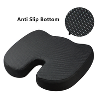 Coussin orthopédique De Mousse De Mémoire pour la Chaise De Bureau de Siège De Voiture Yoga Fournit Coccyx Coccyx et Soulagement de La Douleur Sciatique