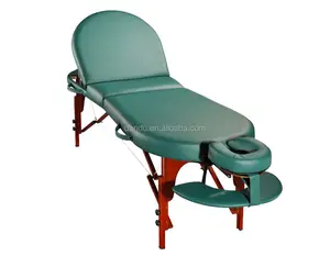 Mt Concept-Pepo Folding Wood Hot Sale Xách Tay Có Thể Điều Chỉnh Chiều Cao Thái Massage Bàn Massage Giường Hình Xăm Với Tựa Lưng
