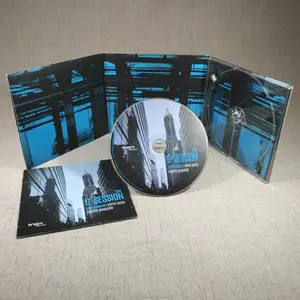 Disco de áudio cd para replicação de música, embalagem de replicação