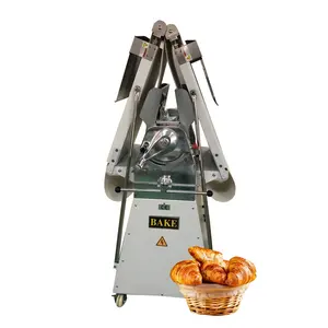 Free standing speed adjustable pastry sheeter/dough roller for croissant press sheeter machine