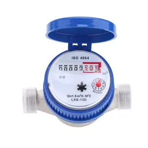 Professional Garden & Home Water Meter Single Flow Dry Cold Water Table 15mm With Free Fittings