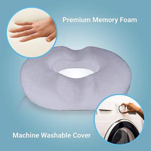 Diseño ergonómico de almohada Hernia hemorroides de próstata después de la cirugía de memoria de espuma de peluche Donut silla cojín almohada - Product Image 4