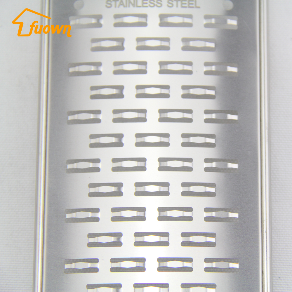 Top Qualité En Acier Inoxydable Gravure Fromage Épices Râpe/Zesteur Citron Râpe