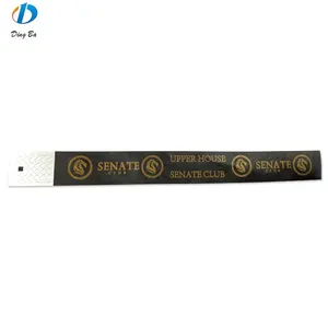 250mm Long Disposable Waterproof colorful Custom Paper Wristbands/Bracelet For Events Party