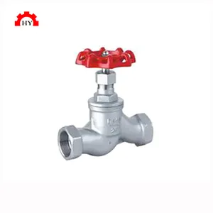 ANSI/ASME standard stainless 304 316 200psi casting steel npt threaded stop valve