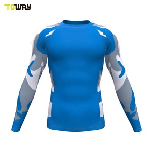 昇華カスタムデザイン<span class=keywords><strong>Bjj</strong></span>ラッシュガード卸売