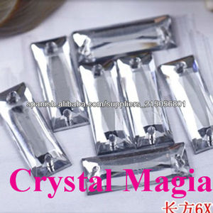 piedra de acrílico transparente de lujo <span class=keywords><strong>para</strong></span> <span class=keywords><strong>la</strong></span> decoración de coser - Product Image 1