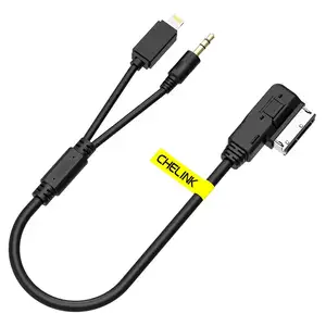 AMI MMI 3.5mm Charger Kabel untuk iPhone iPad Fit Audi A3 A6 A8 Q5 Q7