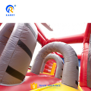 Parcours d'obstacles gonflable commercial et château gonflable pour <span class=keywords><strong>location</strong></span> extérieure en parc à thème, directement de l'usine - Product Image 3
