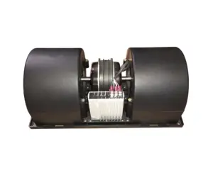 Yüksek kalite 20000 saat fırça-az DC motor fan evaporatör DC 12V ve 24V için direnç otobüs blower ile çin üretimi