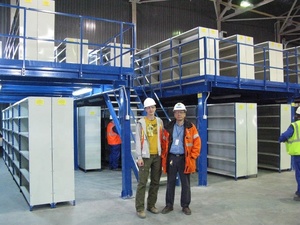 באיכות גבוהה אחסון mezzanines מורט, קומת ביניים מתלה & מדף, מחסן אחסון פלדה ביניים עצבים - Product Image 6