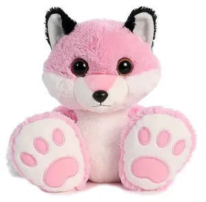 Benutzer definierte Füße rosa Fox Taddle Toes Stofftier für Kinder