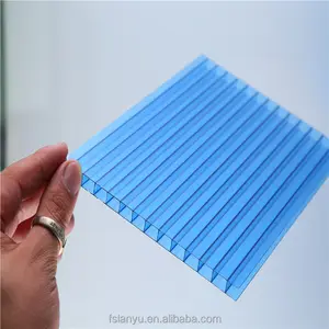 100% virgin material honeycomb 0.5mm clear polycarbonate sheet