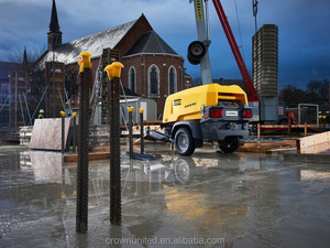 XAHS38, Compresor de Aire Portátil Atlas Copco, Compresor de Aire Móvil, Motor Diésel Kubota, Compresor de Tornillo Rotatorio, <span class=keywords><strong>Kompress</strong></span> - Product Image 4