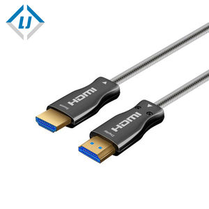 Boîtier métallique plaqué or 8k 120hz Câble <span class=keywords><strong>HDMI</strong></span> HDCP 4K 3D HDR à fibre optique active 1.5m-300m - Product Image 4