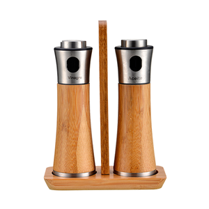 Juego de utensilios de cocina con pulverizador de <span class=keywords><strong>aceite</strong></span> de bambú y vinagre, nuevo, al mejor precio - Product Image 1