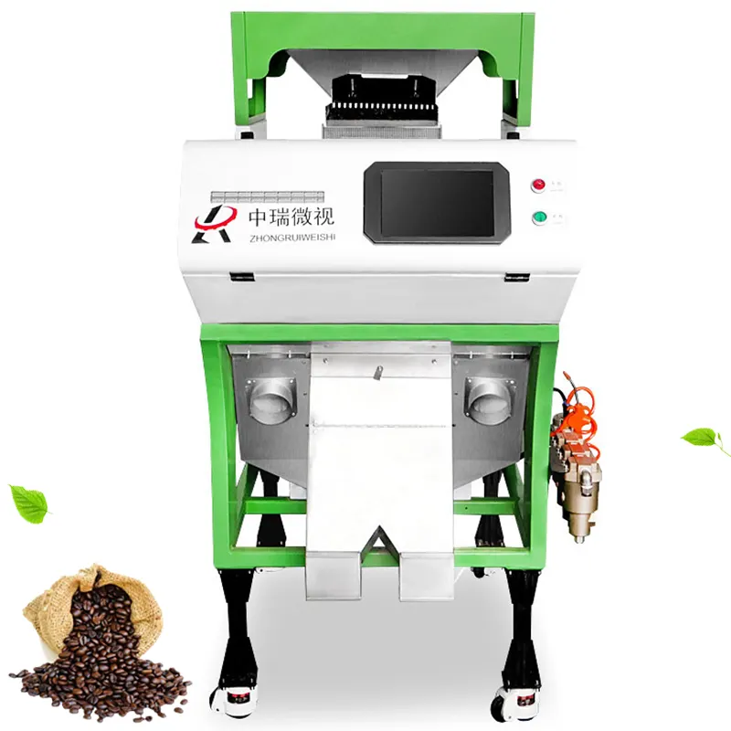 Máquina de classificação de cores de grãos de café classificador óptico