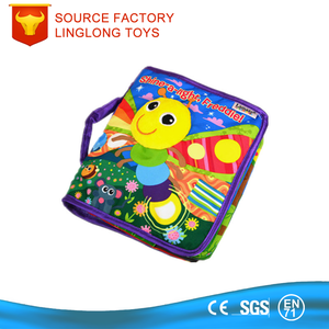 Giocattoli educativi che si svolgono libri di attività che si esercitano colorendo giallo fruscio 3D 15CM libro di stoffa - Product Image 3